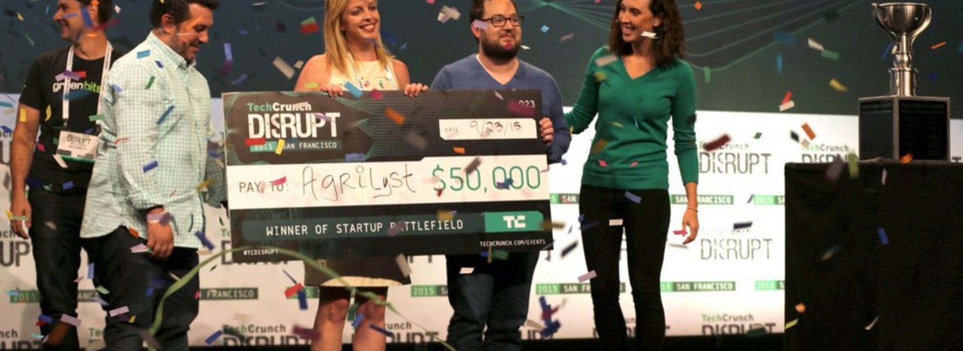 Ag-tech Startup Agrilyst (USA) wint Techcrunch Disrupt SF 2015